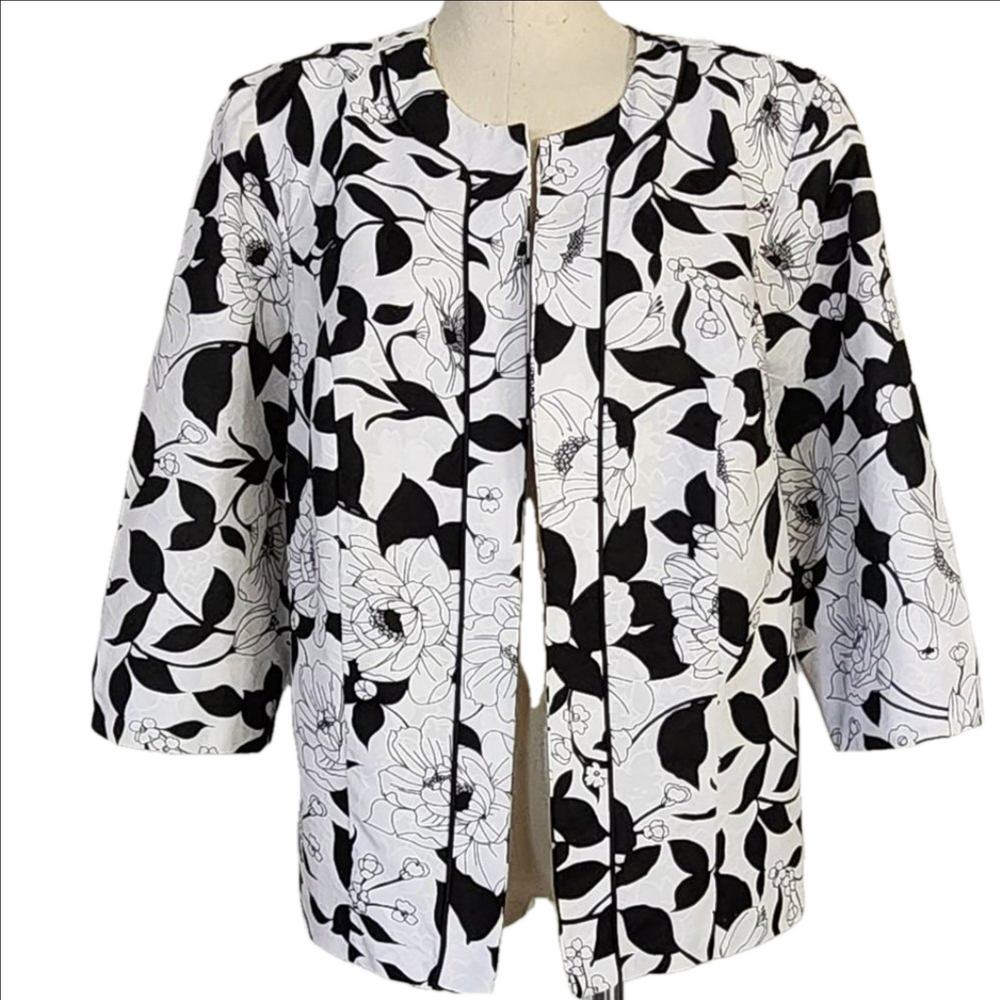 DRESS BARN FLORAL JACKET